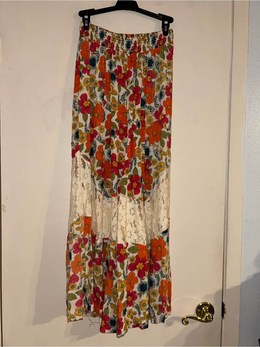 Bohemian Floral Lace Pants